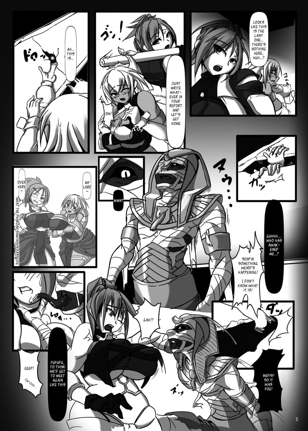 Hentai Manga Comic-Conquistadores: Kodai Iseki de Sanran Akume! Pharaoh Taieki Shokubai Hen-Read-5